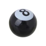 Universal 8mm American Billiards No.8 Ball Style Plastic Car Tire Valve Caps, Pack of 4 - Image 5