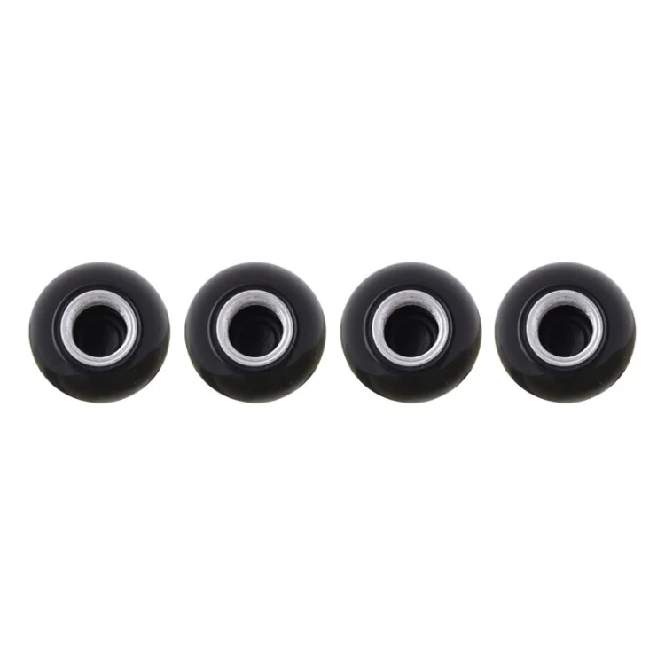 S-CA-9914B_5.webp Universal 8mm American Billiards No.8 Ball Style Plastic Car Tire Valve Caps, Pack of 4 - Image 6