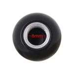 Universal 8mm American Billiards No.8 Ball Style Plastic Car Tire Valve Caps, Pack of 4 - Image 7