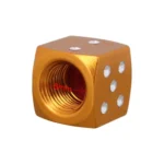 Universal 8mm Dice Style Aluminium Alloy Car Tire Valve Caps, Pack of 4 - Image 6