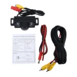 7 LED IR Infrared Waterproof Night Vision Rear View Camera for Car GPS, Wide viewing angle: 170 degree (DM320P)(Black) - Image 4