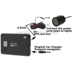 7 LED IR Infrared Waterproof Night Vision License Plate Frame Astern Backsight With Scaleplate, Support Installed in GPS Navigator , Wide Viewing Angle: 140 degree (YX001)(Black) - Image 5
