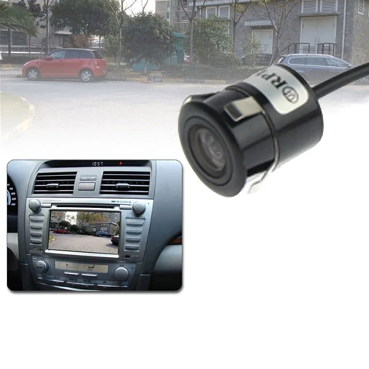 Waterproof Wireless Transmitting Receiving Punch DVD Rear View Camera , With Scaleplate , Support Installed in Car DVD Navigator or Car Monitor , Wide Viewing Angle: 170 degree (WX004)(Black)