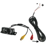 7 LED IR Infrared Waterproof Night Vision Wired Short Lens DVD Rear View, With Scaleplate , Support Installed in Car DVD Navigator or Car Monitor , Wide Viewing Angle: 140 degree (YX002)(Black) - Image 4