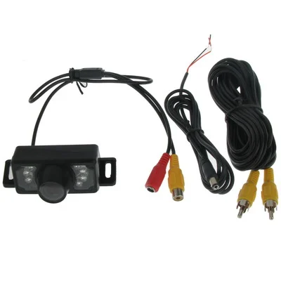 S-CAPS-0253_4.webp 7 LED IR Infrared Waterproof Night Vision Wired Short Lens DVD Rear View, With Scaleplate , Support Installed in Car DVD Navigator or Car Monitor , Wide Viewing Angle: 140 degree (YX002)(Black) - Image 5