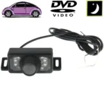 7 LED IR Infrared Waterproof Night Vision Wireless Short Lens DVD Rear View With Scaleplate , Support Installed in Car DVD Navigator , Wide Viewing Angle: 140 degree (WX002)(Black) - Image 2