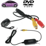 Waterproof Wireless Butterfly DVD Rear View Camera With Scaleplate , Support Installed in Car DVD Navigator or Car Monitor , Wide Viewing Angle: 170 degree (WX003)(Black) - Image 2