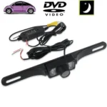 6 LED IR Infrared Waterproof Night Vision Wireless License Plate Frame Astern Backsight Rear View Camera , Support Installed in Car DVD Navigator or Car Monitor , Wide Viewing Angle: 140 degree (WD001)(Black) - Image 2