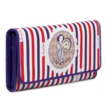 Just Star 3-fold Dreamlike Pattern Printing Long Wallet(Purple) - Image 3