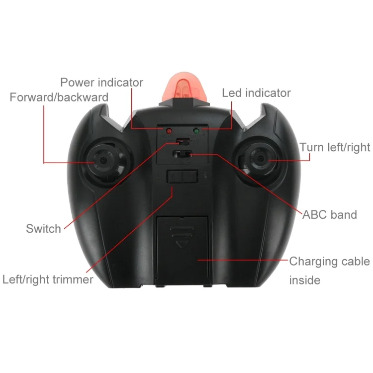S-CHT-2458L_6.webp Superior Cool Infrared Control Toy Car Remote Control RC Wall Climber Car Climbing Stunt Car - Image 7