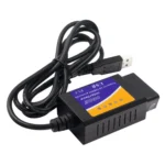 USB ELM327 OBDII Car Diagnostics Tool for Notebook / PC(Black)