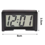LCD Digital Electronic Car Clock Car Interior Accessory Date Calendar Time Display(Black) - Image 6