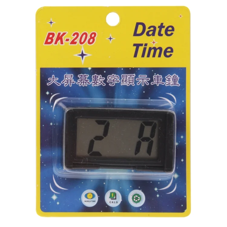 S-CMS-0017_6.webp LCD Digital Electronic Car Clock Car Interior Accessory Date Calendar Time Display(Black) - Image 7