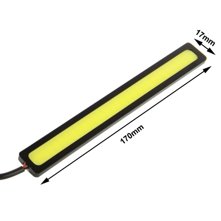 S-CMS-0024B_2.webp 2 x 6W DIY White LED Daytime Running Light / DRL Lamp, Length: 17cm - Image 3