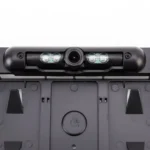 European Car License Plate Frame Rear View Camera, Size: 52.8cm x 12.6cm(Black) - Image 4