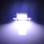 2 PCS 31mm 1.5W 80LM White Light 1 COB LED License Plate Reading Lights Car Light Bulb - Image 4
