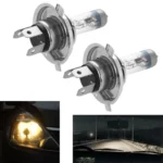 2 PCS H4 12V 60/55W P43T / 4300K / 2100lm Xenon Car Headlight Bulbs, Warm White - Image 2