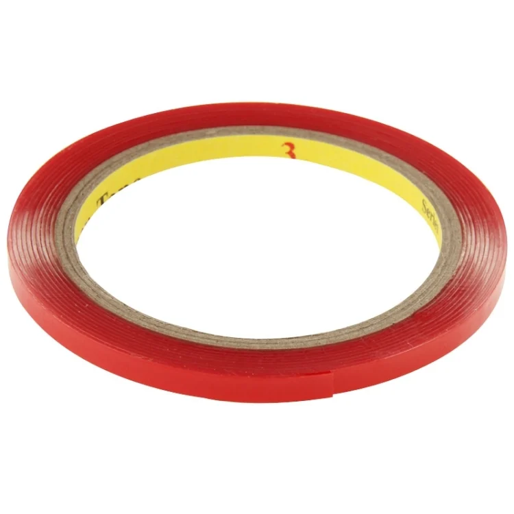 S-CMS-0138_1.webp 10 PCS Universal Car Transparent Double Sided Adhesive Tape, Width: 6mm(Red) - Image 2