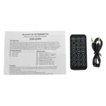 Bluetooth Tacking Handsfree Car Kit FM Transmitter with Remote Control, 2.1A Dual Car Charger, For iPhone, Galaxy, Sony, Lenovo, HTC, Huawei, and other Smartphones - Image 5