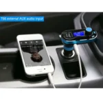 Bluetooth Tacking Handsfree Car Kit FM Transmitter with Remote Control, 2.1A Dual Car Charger, For iPhone, Galaxy, Sony, Lenovo, HTC, Huawei, and other Smartphones - Image 10