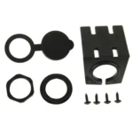 USB 2.0 & 3.5mm Male to Female Extension Cable with Car Flush Mount, Length: 2m - Image 8