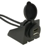 USB 2.0 & Micro HDMI (Type-D) Male to USB 2.0 & HDMI (Type-A) Female Adapter Cable with Car Flush Mount, Length: 2m - Image 6