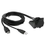 USB 2.0 & HDMI (Type-A) Male to Female Extension Cable, Length: 2m - Image 4