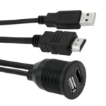 USB 2.0 & HDMI (Type-A) Male to Female Extension Cable, Length: 2m - Image 7