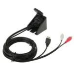 USB 2.0 & 2 RCA Male to USB 2.0 & 3.5mm Female Adapter Cable with Car Flush Mount, Length: 2m - Image 4