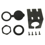 USB 2.0 & 2 RCA Male to USB 2.0 & 3.5mm Female Adapter Cable with Car Flush Mount, Length: 2m - Image 8