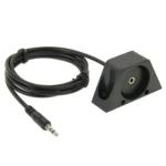 3.5mm Male to Female Extension Cable with Car Flush Mount, Length: 1m - Image 2