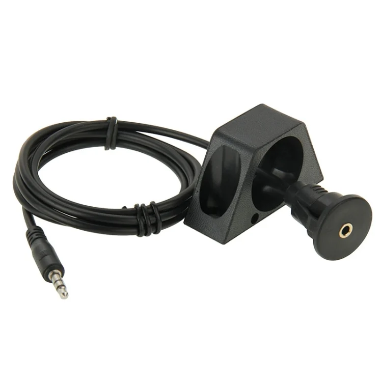 S-CMS-0171_3.webp 3.5mm Male to Female Extension Cable with Car Flush Mount, Length: 1m - Image 4