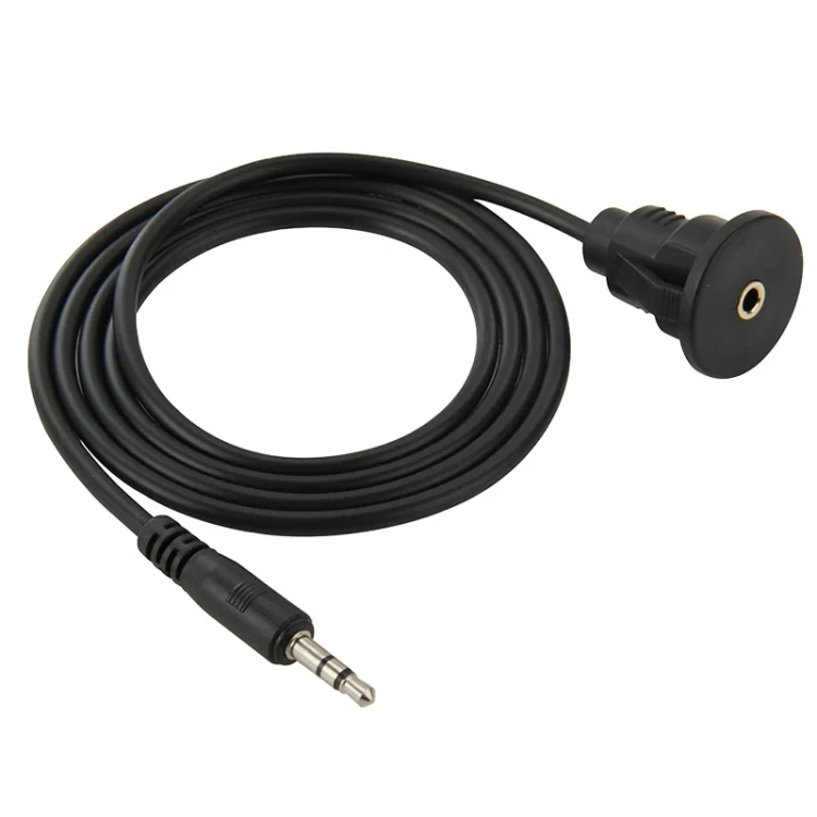 S-CMS-0171_4.webp 3.5mm Male to Female Extension Cable with Car Flush Mount, Length: 1m - Image 5
