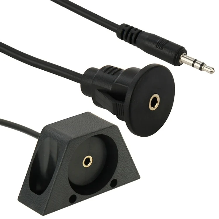 S-CMS-0171_5.webp 3.5mm Male to Female Extension Cable with Car Flush Mount, Length: 1m - Image 6