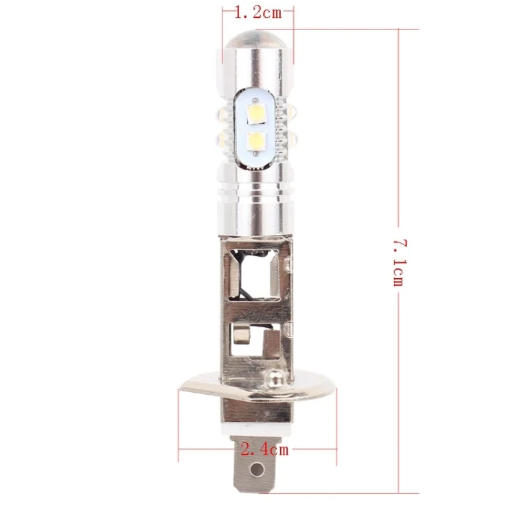S-CMS-0187_5.webp H1 50W 600LM 5500K  White Light 10 SMD-2828-LEDs Car Foglight , Constant Current , DC12-24V(White Light) - Image 6