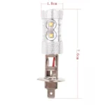 H1 50W 750LM 6500K White Light 10-3535-LEDs Car Foglight , Constant Current , DC12-24V - Image 5