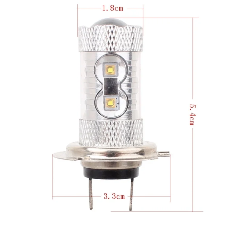S-CMS-0197_4.webp H7 50W 750LM 6500K White Light 10-3535-LEDs Car Foglight , Constant Current , DC12-24V - Image 5