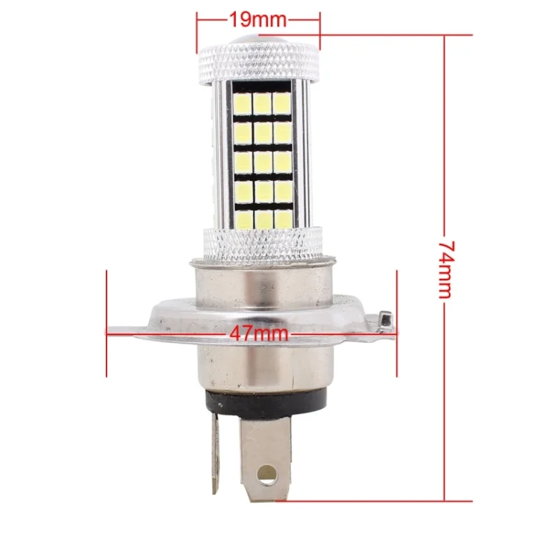 S-CMS-0222_3.webp 2 PCS H4 12.6W 630LM 6500K White Light 2835 SMD 66 LED Car Fog Light, DC12V - Image 4