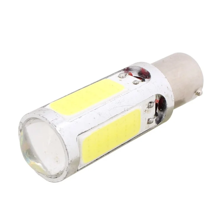 S-CMS-0250_1.webp 2 PCS 1156/BA15S 1250LM 20W + 5W 5 x COB LED White Light Car Brake Light Lamp Bulb, DC 12-24V - Image 2