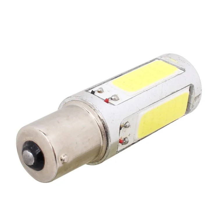 S-CMS-0250_2.webp 2 PCS 1156/BA15S 1250LM 20W + 5W 5 x COB LED White Light Car Brake Light Lamp Bulb, DC 12-24V - Image 3
