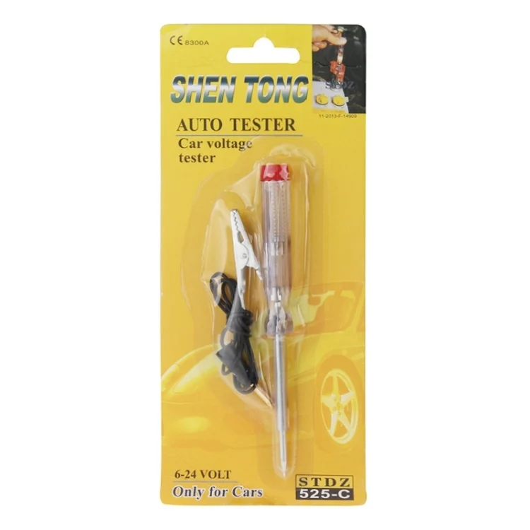 S-CMS-0294_4.webp Auto Detection Repair Tools Alligator Clip Car Voltage DC 6-24 Volt Circuit Tester Pen - Image 5