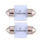2 PCS 31mm Super White 6 LED Car Bulb Reading Light - Image 4