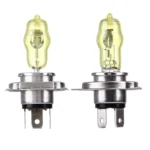 H4 Xenon Pure Yellow Bulbs, 12V 100/90W - Image 2