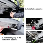 2 PCS Backup Adjustable Automatic Car Trunk Lid Lifting Spring Device - Image 6