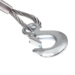 5 Tons Steel Vehicle Towing Cable Rope, Length: 4m(Blue) - Image 3