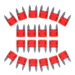 100 PCS Auto Mini Blade Fuse, DC 12V 20A