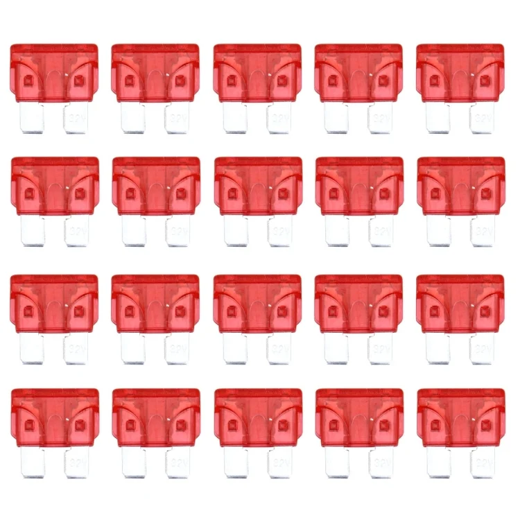 100 PCS Auto Mini Blade Fuse (30A) , DC 12V