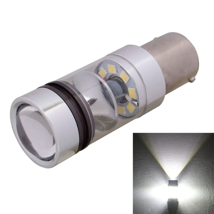 1156 850LM BA15S 100W LED Car Rear Backup/ Front Turn Signals Lamp Bulb, DC 12-24V(Cool White)