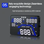 Q7 5.5 inch Car GPS HUD Vehicle-mounted Head Up Display Security System, Support Speed & Real Time & Altitude & Over Speed Alarm & Satellite Number, etc. - Image 12