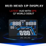 Q7 5.5 inch Car GPS HUD Vehicle-mounted Head Up Display Security System, Support Speed & Real Time & Altitude & Over Speed Alarm & Satellite Number, etc. - Image 6